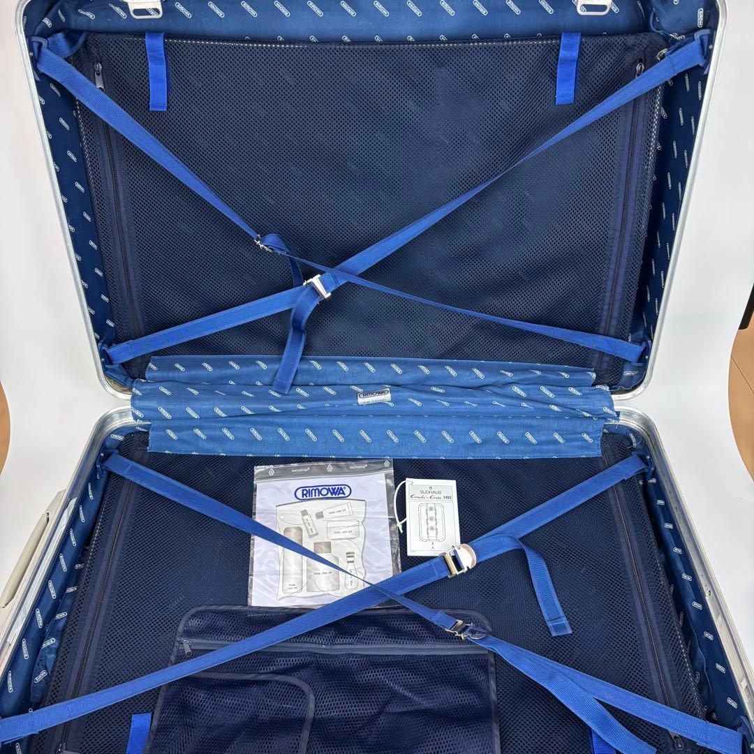廃盤品✨リモワ トパーズ アルミ キャリー スーツケース 4輪 シルバー 98L