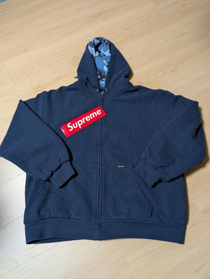 Supreme リバーシブル ジップパーカー
