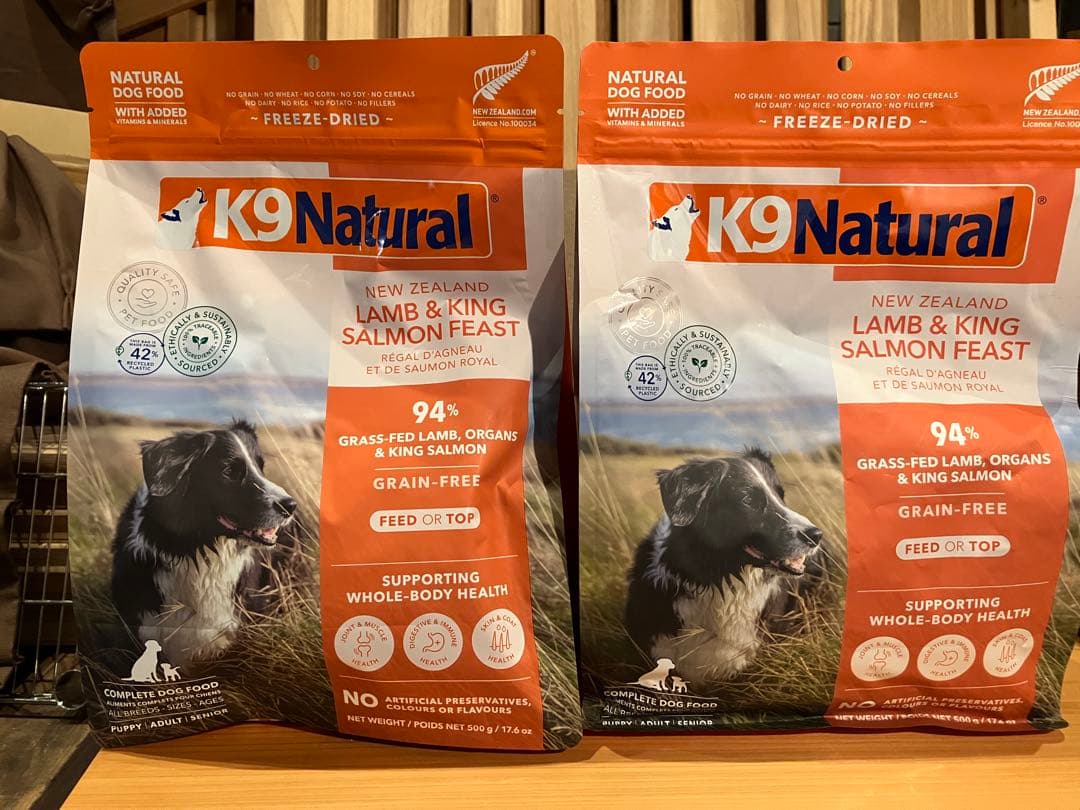 【TOM】K9 Naturalフィースト ラム＆キングサーモン 2.8kg