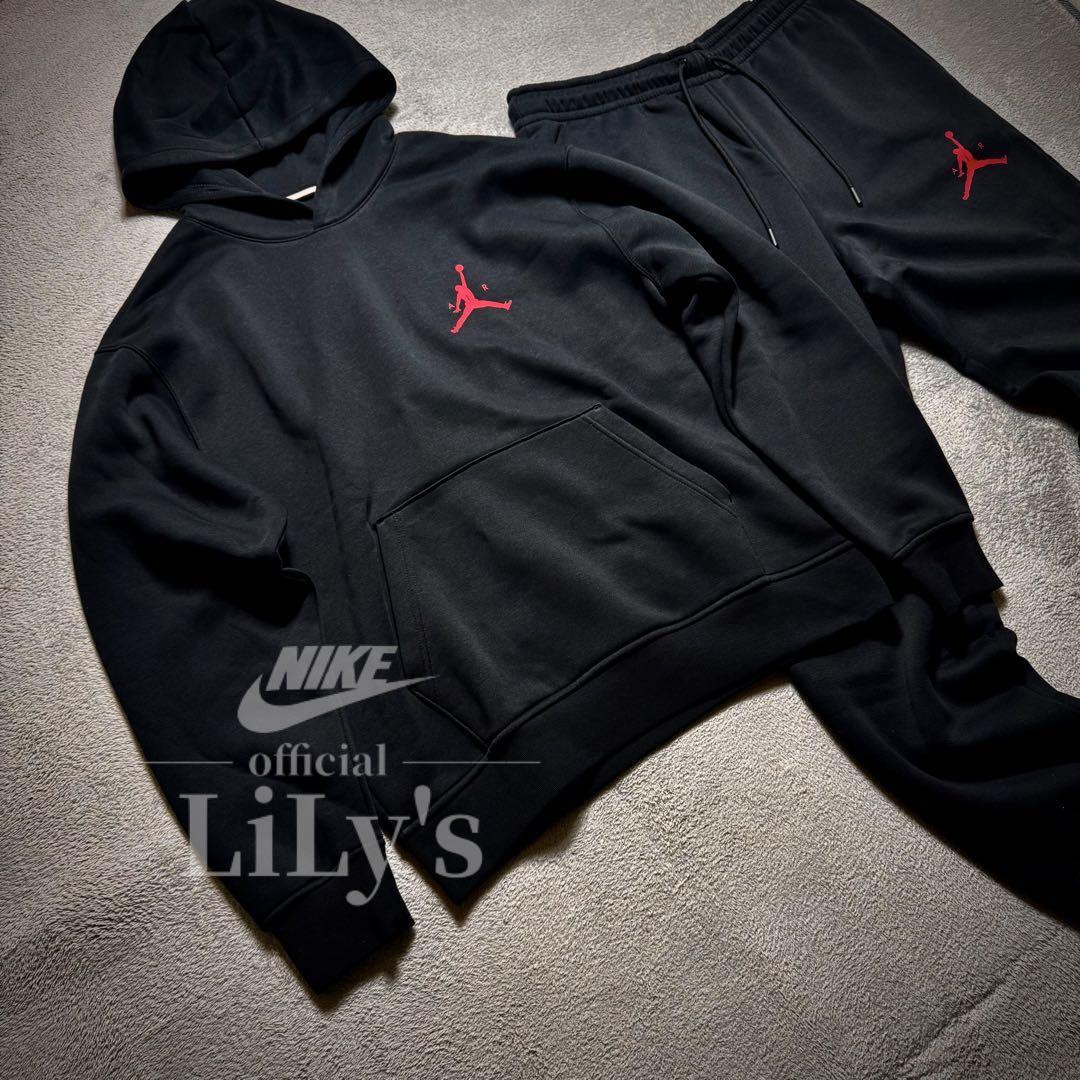 【Ｌサイズ】新品　ジョーダン上下セットアップ　ブラック　黒　NIKE　ナイキ