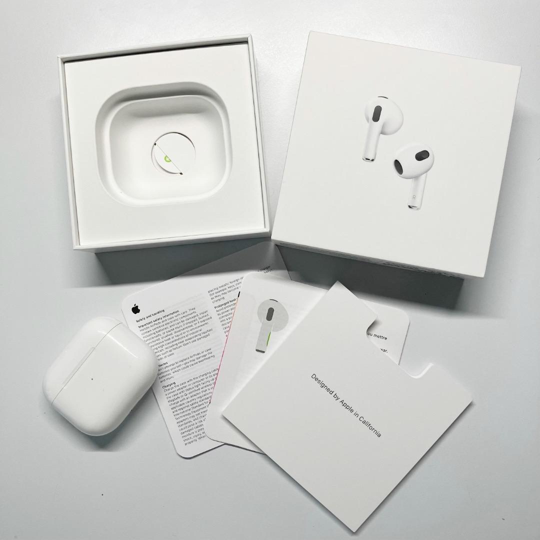 AirPods 3世代 本体 充電ケース 箱付き MME73J/A