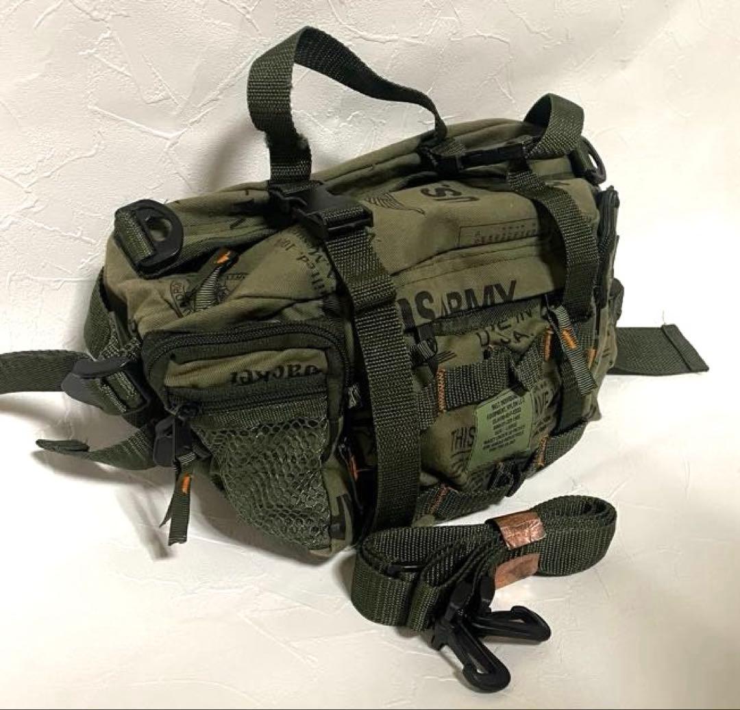 ✨希少非売品✨　軍個人装備支給品　USアーミー　ミリタリー　３WAYバッグ