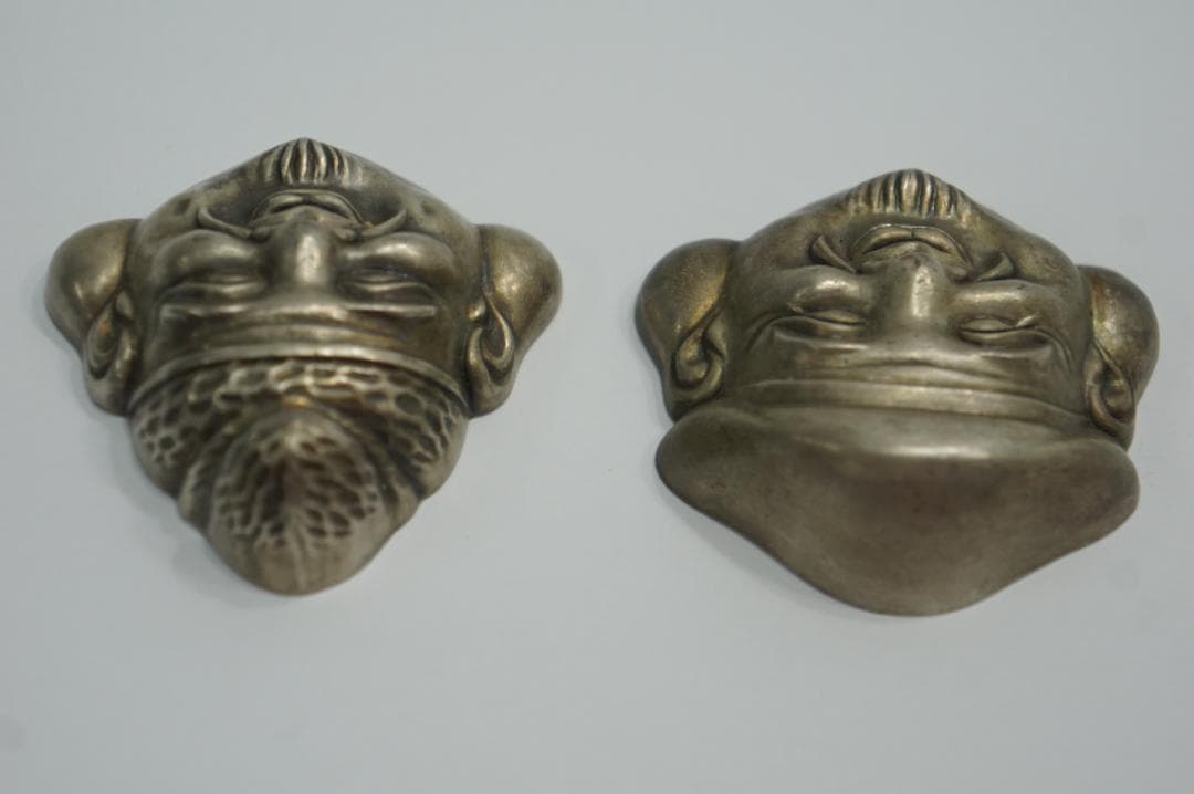 約 180g 純銀 生駒製 恵比寿 大黒 縁起物