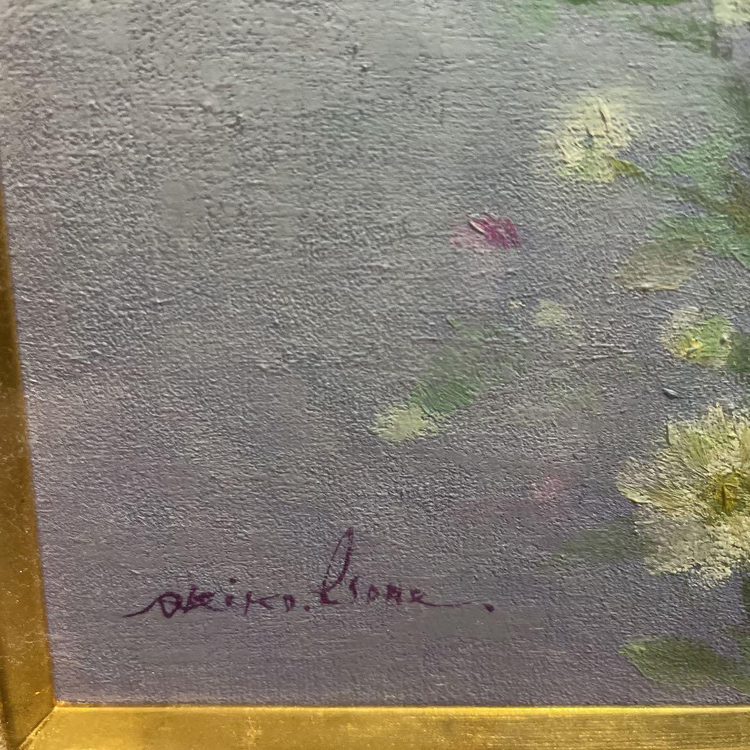 磯部晶子　朝の光　f6油絵