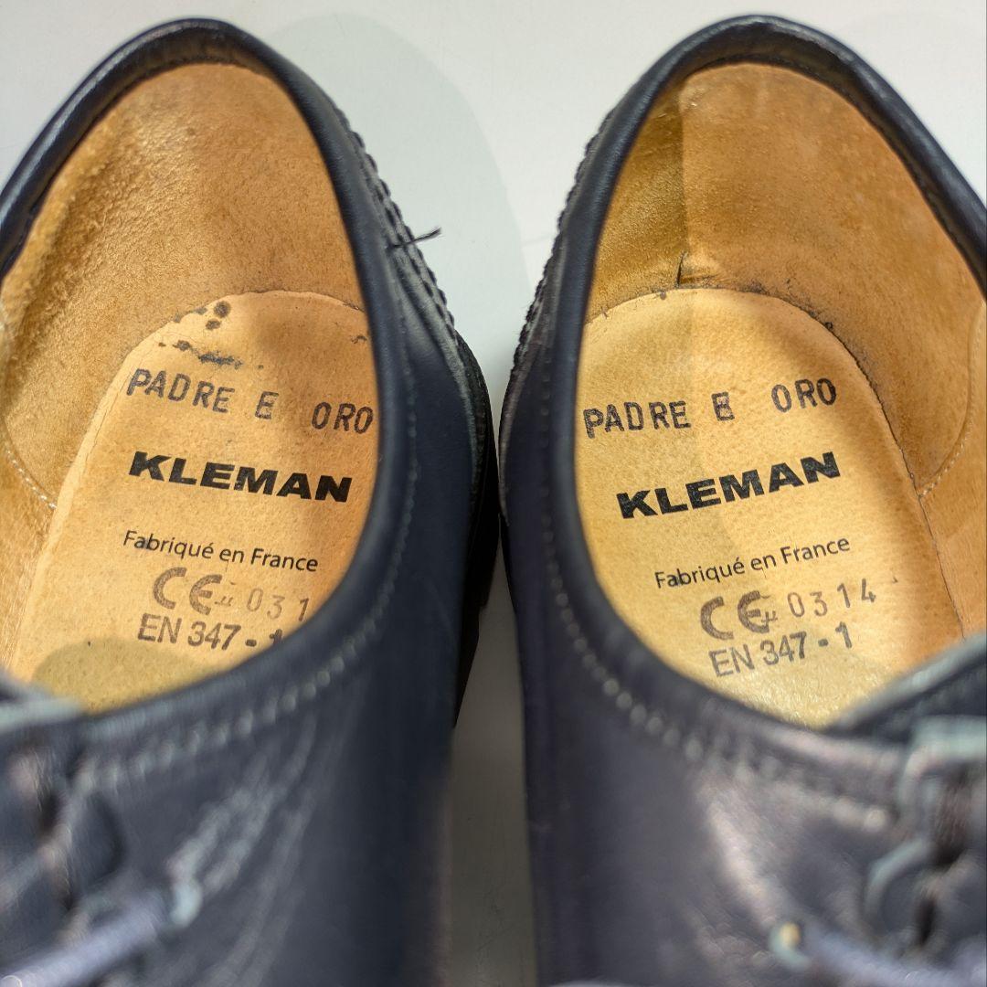 KLEMANクレマン41パドレ26㎝チロリアンシューズ ネイビー