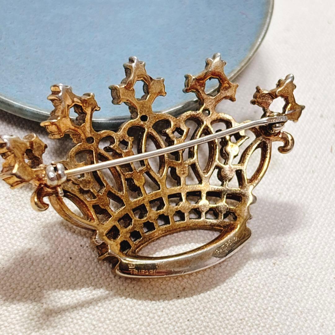トリファリ ゴールド 大きめ 王冠のブローチ ピン