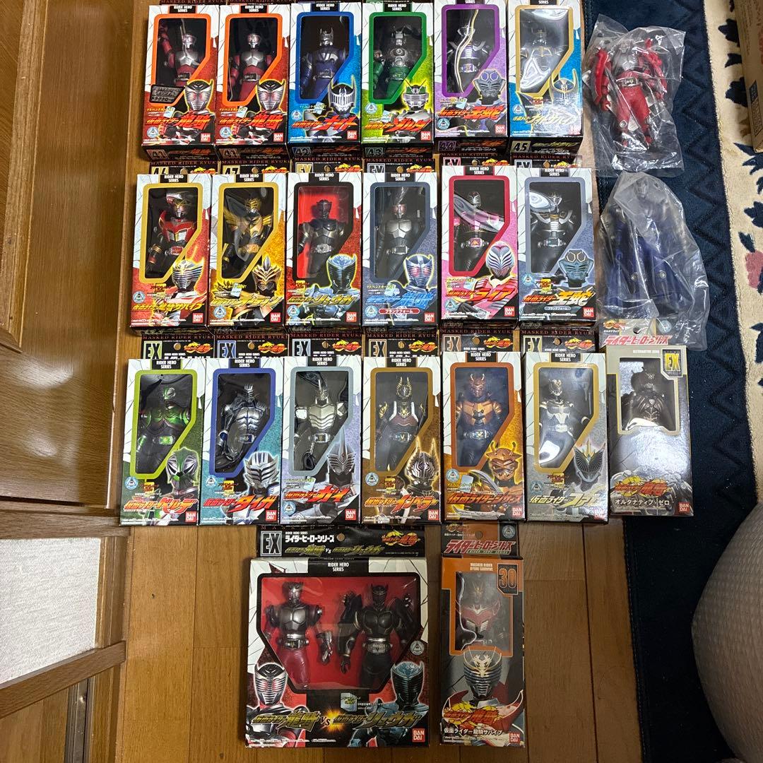未使用24体セットライダーヒーローシリーズ仮面ライダー龍騎