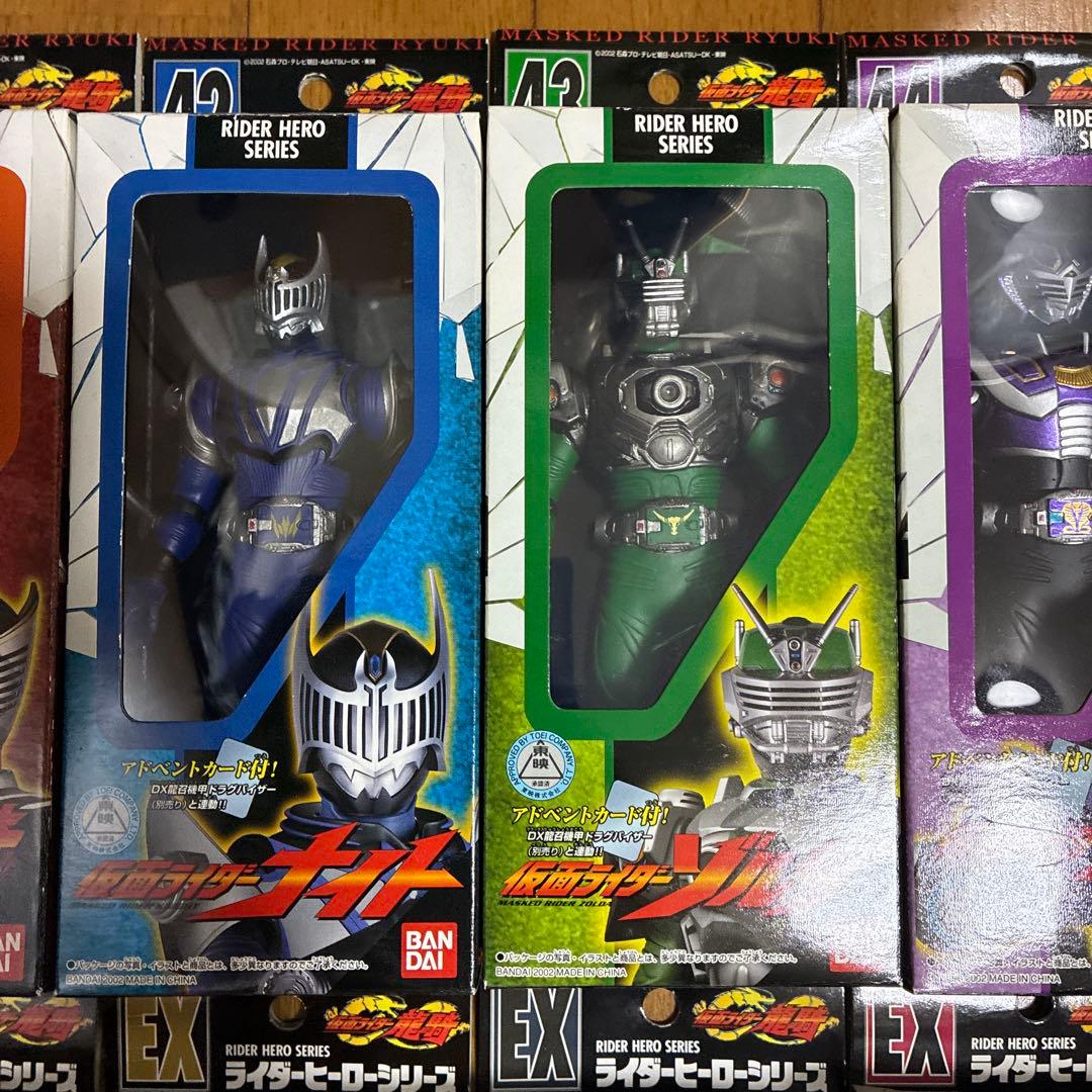 未使用24体セットライダーヒーローシリーズ仮面ライダー龍騎