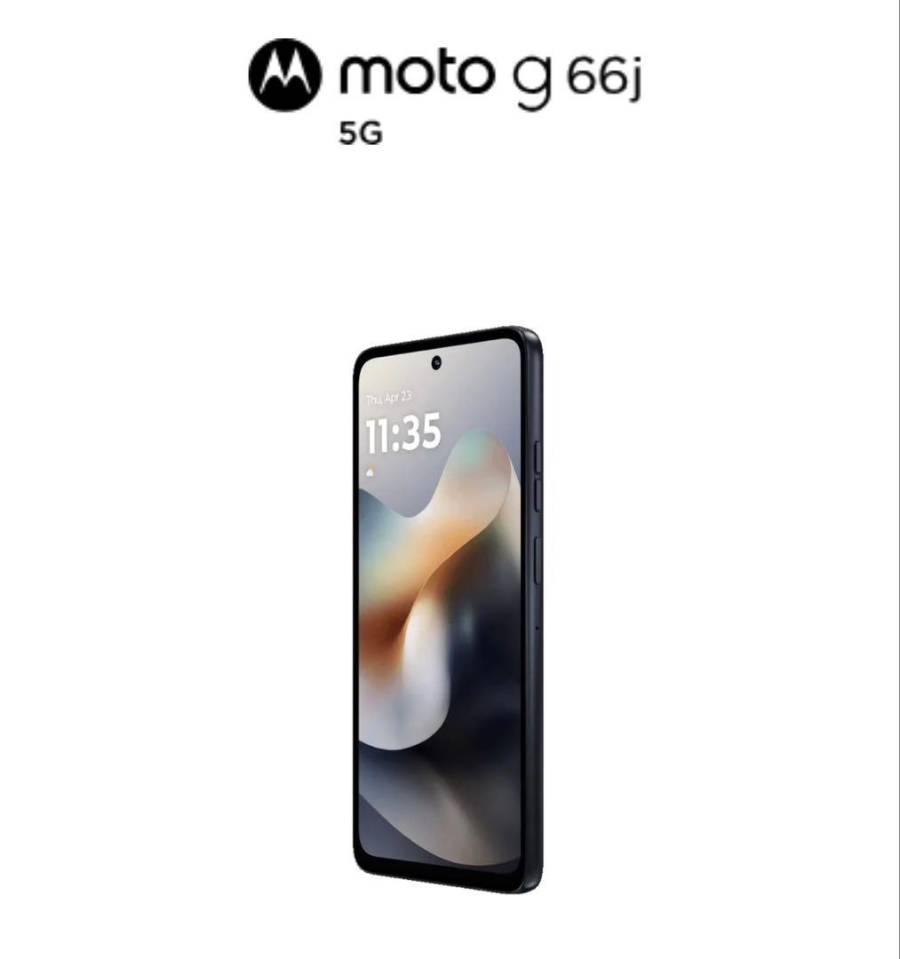 モトローラ moto g66y 5G ブラック　新品同様　未使用品 SIMフリー