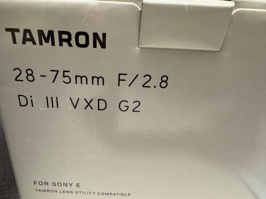 TAMRON 28-75mm F2.8 Di III VXD G2 ソニー用