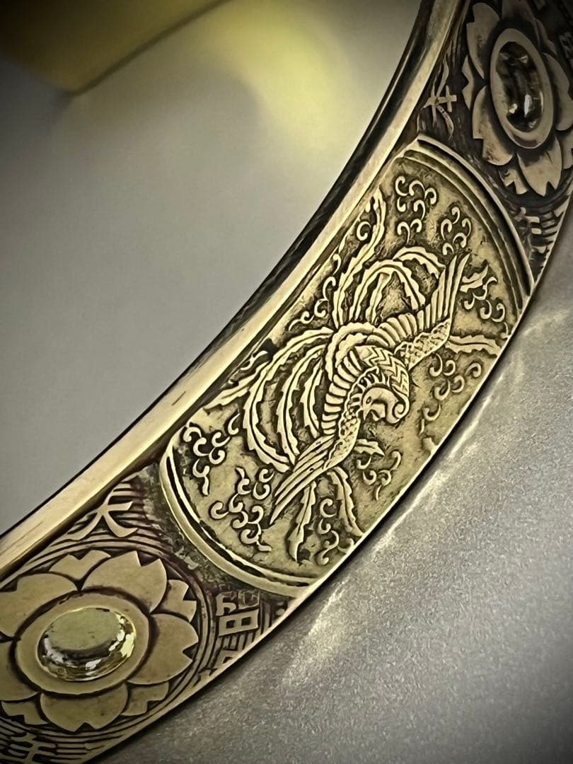 【本物古銭使用】日本古銭パッチワークバングル