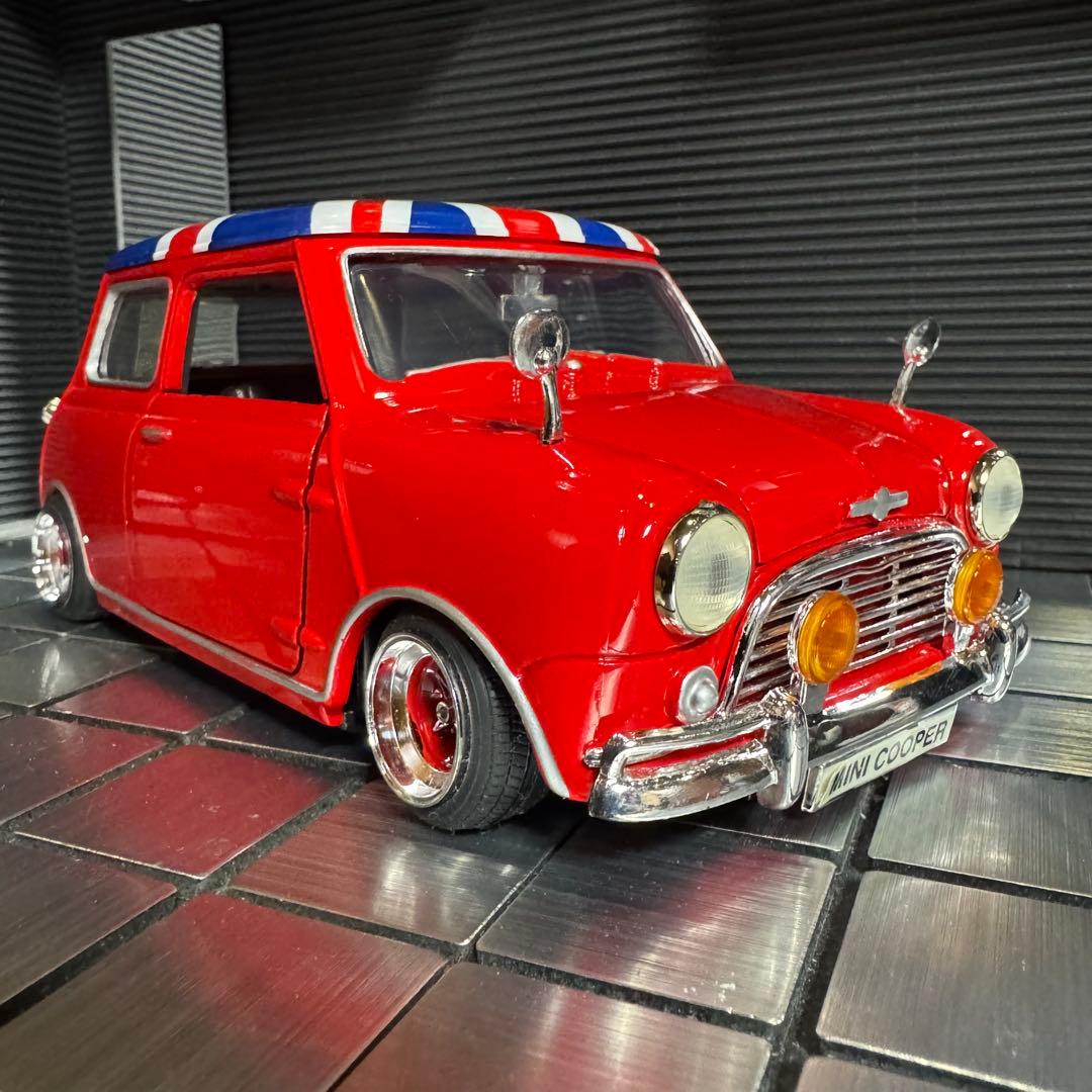 1/18 ミニカー MOTOR MAX ミニクーパー(カスタム仕様)