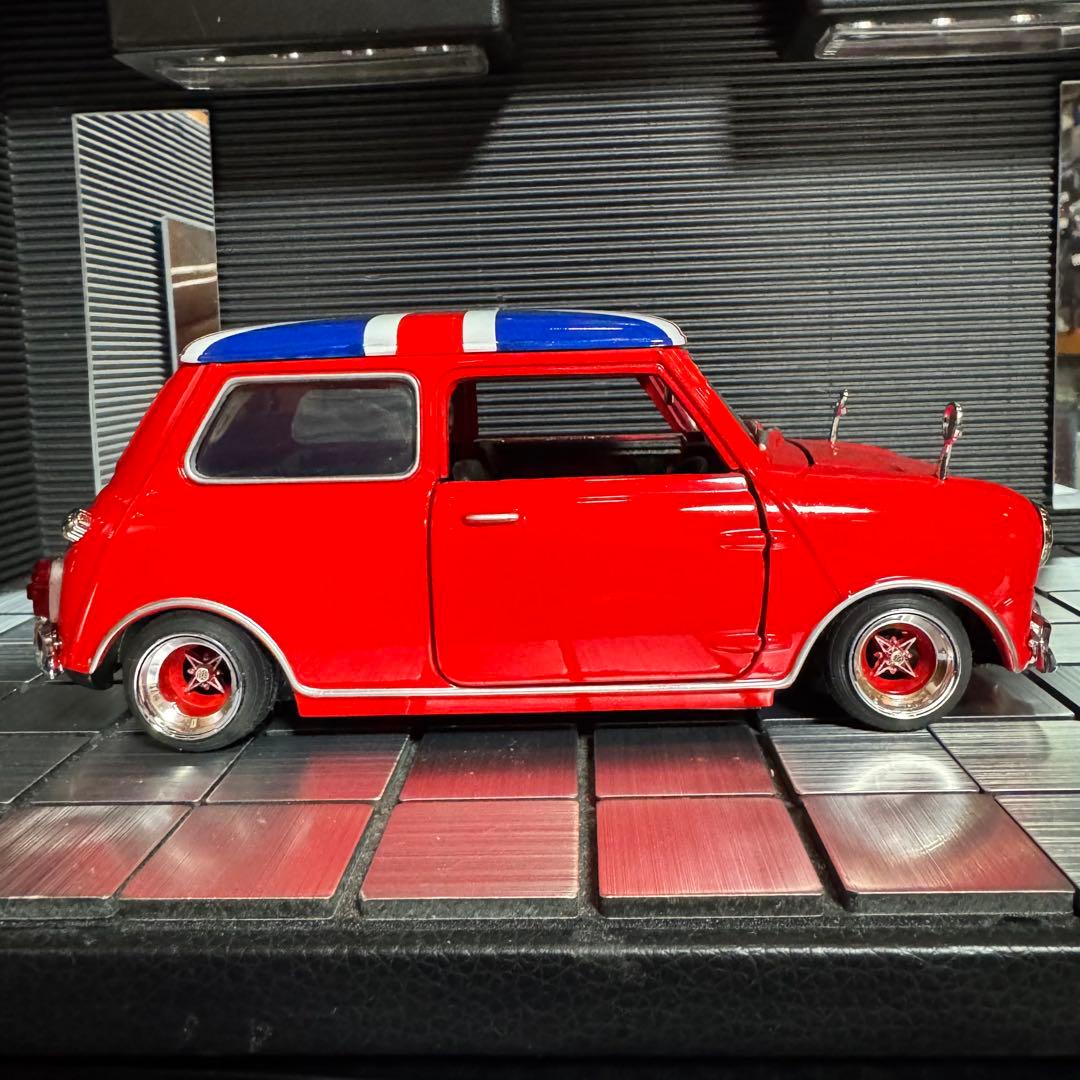 1/18 ミニカー MOTOR MAX ミニクーパー(カスタム仕様)