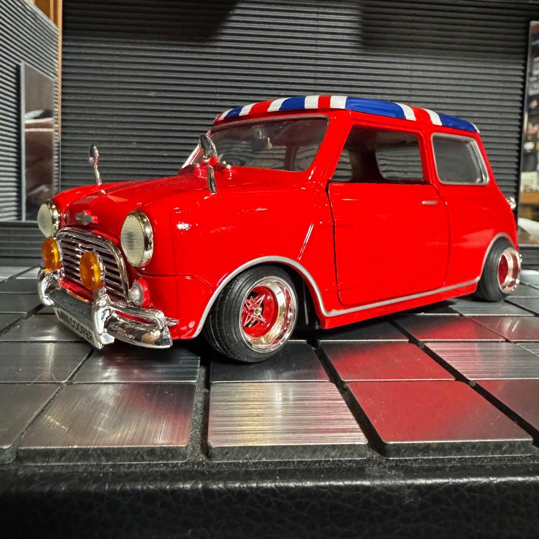 1/18 ミニカー MOTOR MAX ミニクーパー(カスタム仕様)