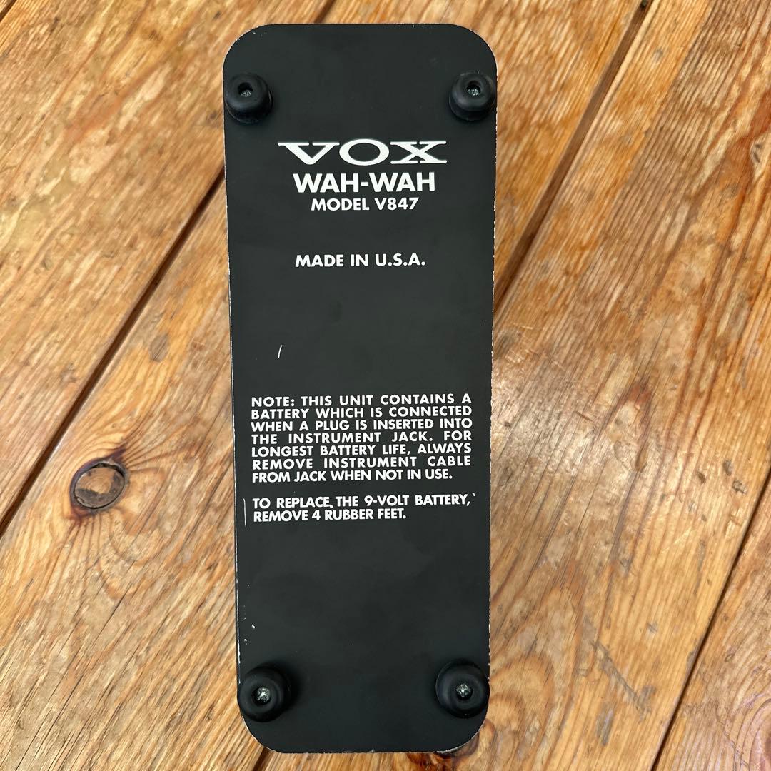 ギター VOX WAH-WAH. Model V847. MADE IN USA