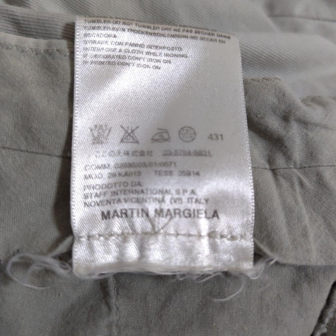 マルタンマルジェラ 07ss 本人期 ここのえタグ コットンパンツ 44サイズ