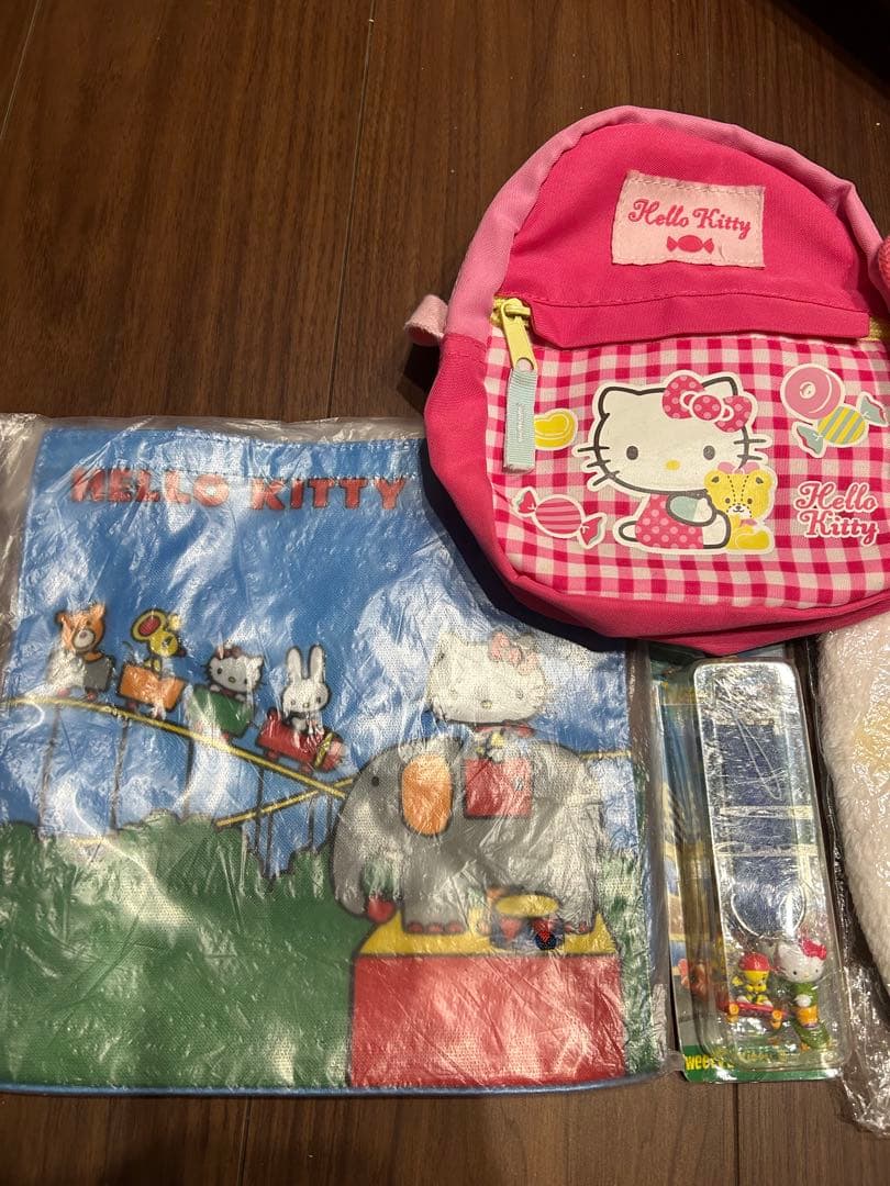 ハローキティ　トゥイーティー　キーホルダーセット