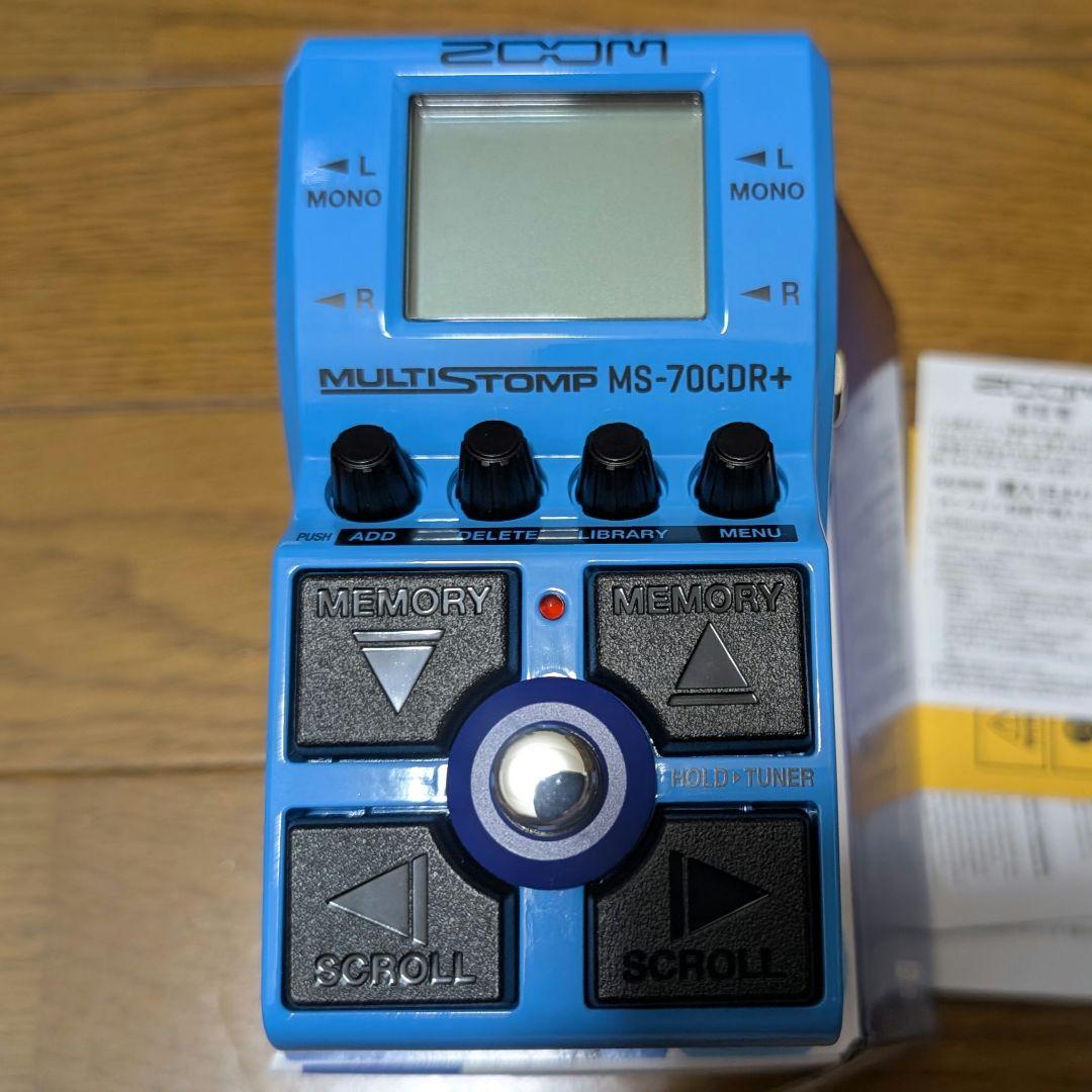 【新品】ZOOM MS-70CDR+ マルチエフェクター ストンプ