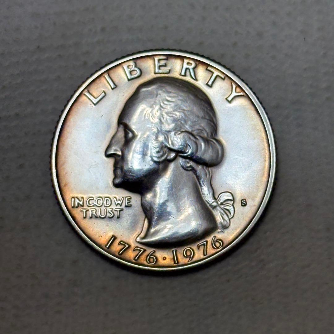 アメリカ バイセンテニアル　プルーフ銀貨2枚