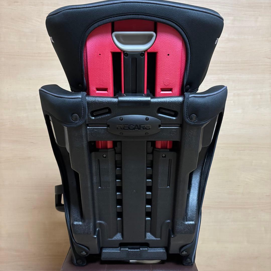 【美品】RECARO ジュニアシート J3 ネオコスモブラック ドリンクホルダー