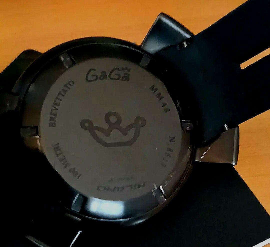 【稼働品】GaGa MILANO マヌアーレ 48MM クロノグラフ クォーツ