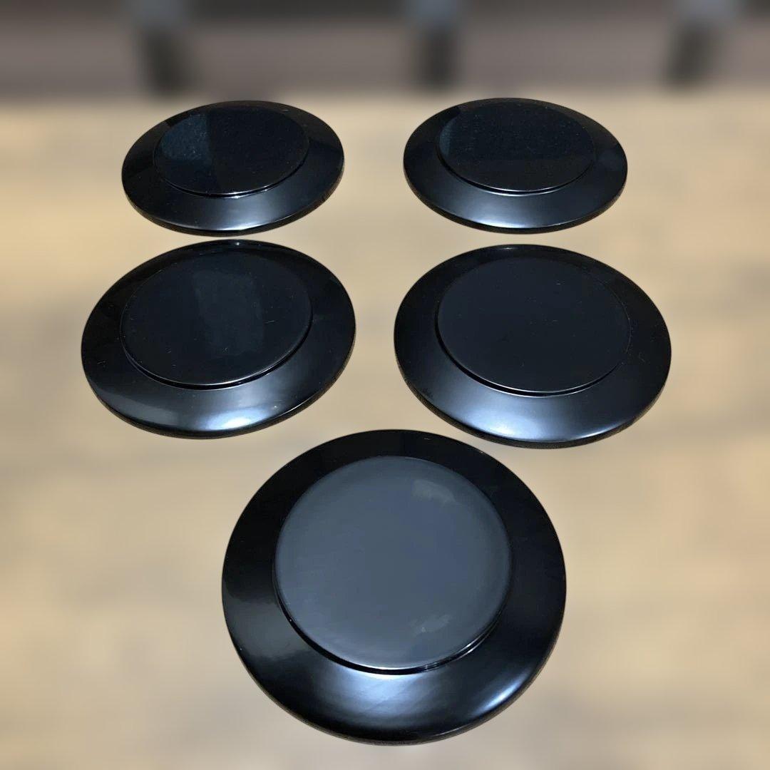 東大寺　二月堂　日乃丸盆　お盆　根来塗　箱付　漆工芸　5枚セット