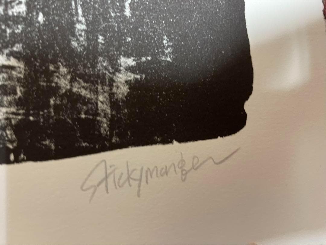 STICKYMONGER スティッキー・モンガー 版画 リトグラフ 99部限定