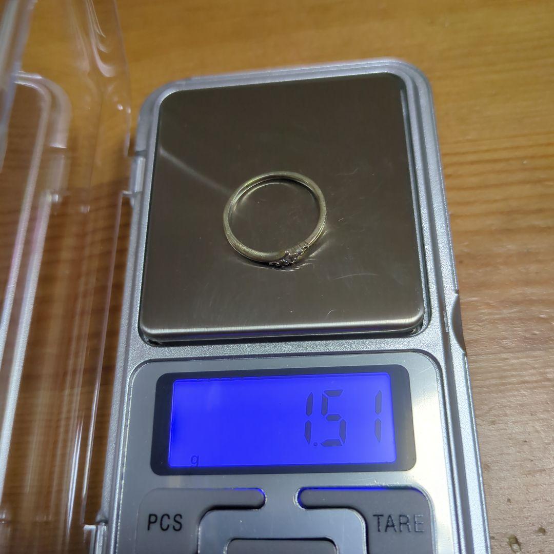 【値下げ】4℃　K10 リング　指輪 　ダイヤモンド　13号　　1.51ｇ
