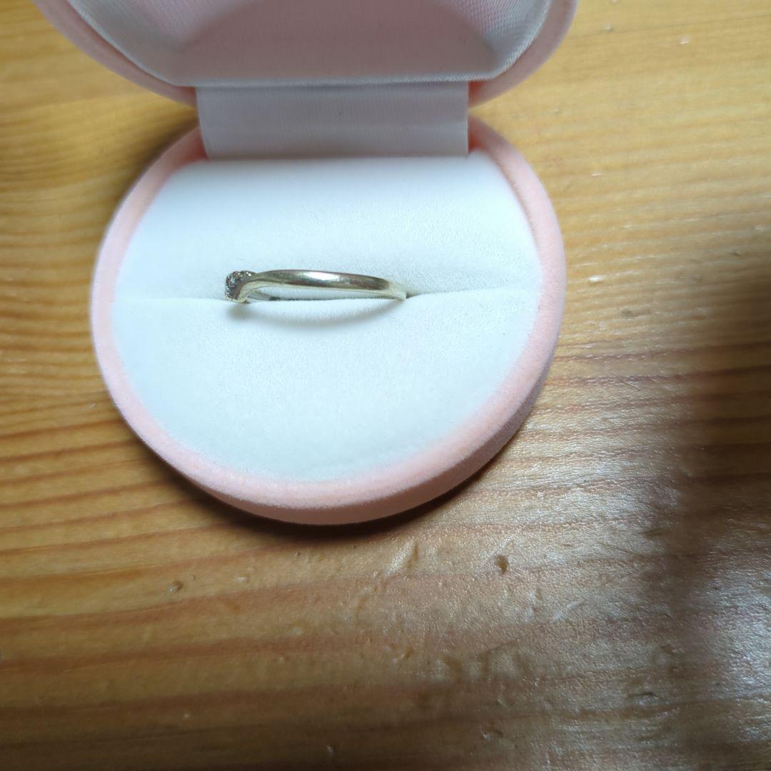 【値下げ】4℃　K10 リング　指輪 　ダイヤモンド　13号　　1.51ｇ