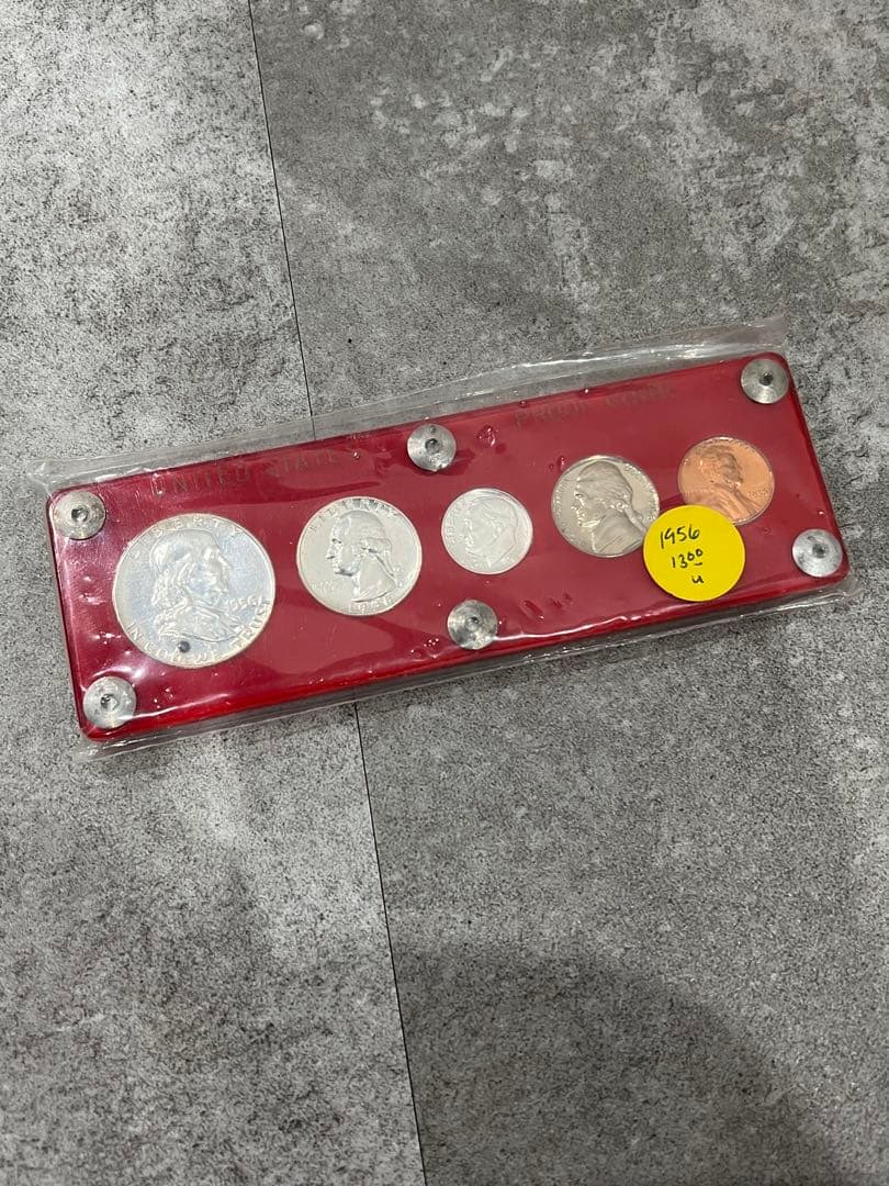 1956年 アメリカ合衆国 プルーフ硬貨5枚セット 銀貨