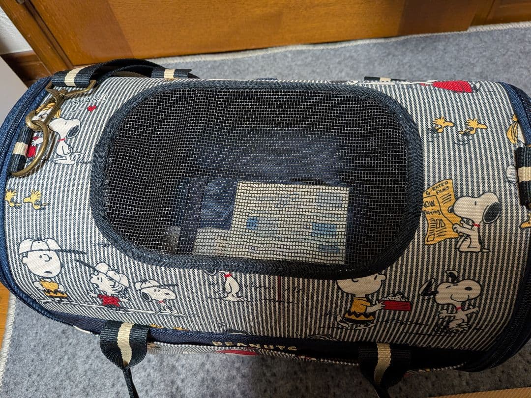 ピーナッツ　SNOOPY　スヌーピー　小型犬用　キャリーバッグ　ペットパラダイス