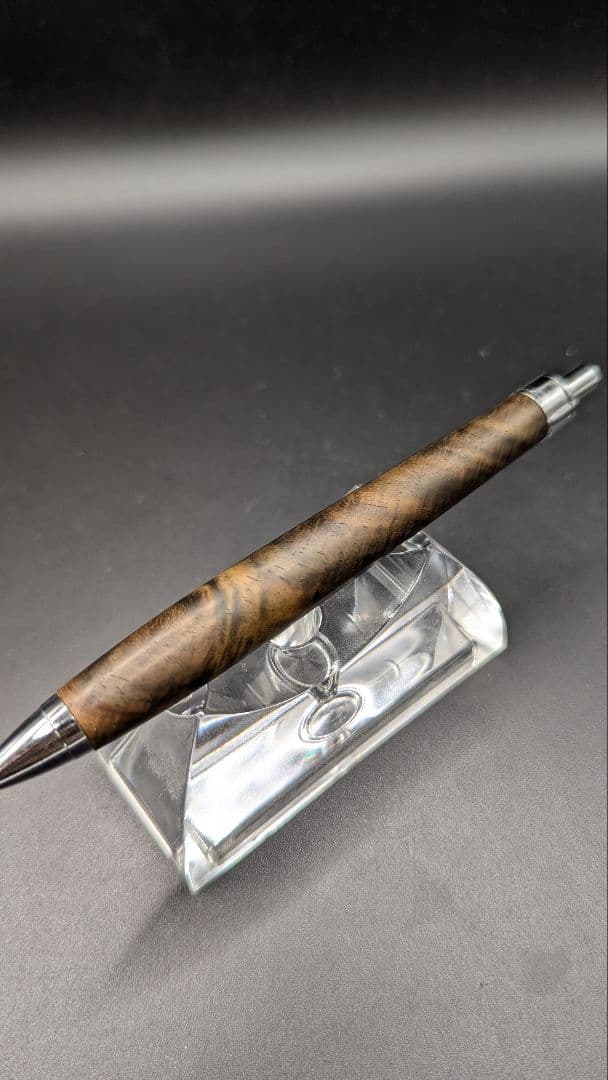 444サイアミーズローズウッド　シアメース　マイクロカーリー　木軸シャーペン