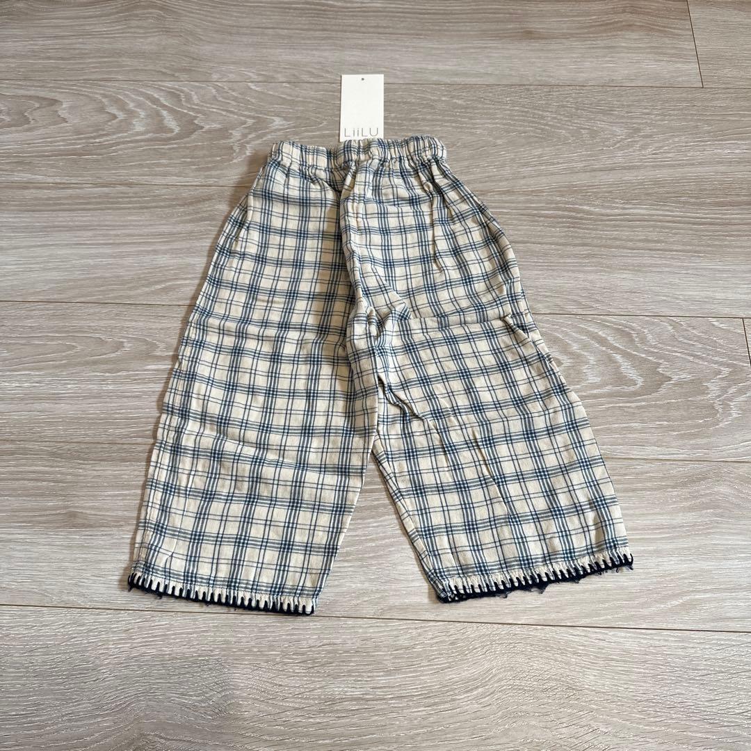 LiiLU Lilo Pants チェックロングパンツ 4y