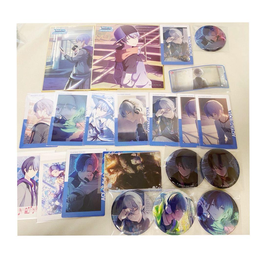 プロセカ 青柳冬弥 色紙 エピカ ぱしゃこれ 箔押し メモステ