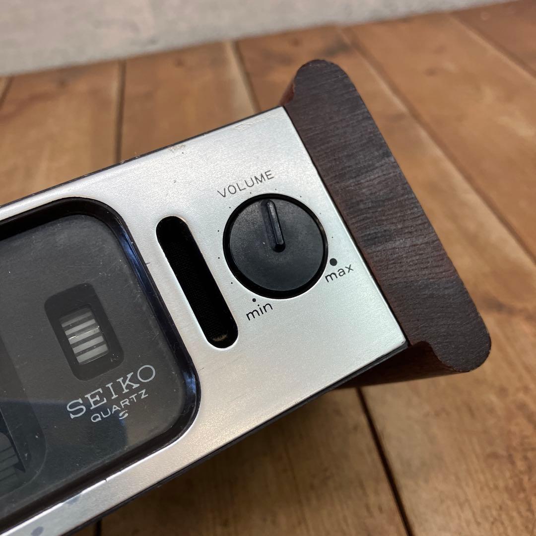 昭和レトロ セイコー クオーツ 当時物 パタパタ時計 置時計 時計 クロック