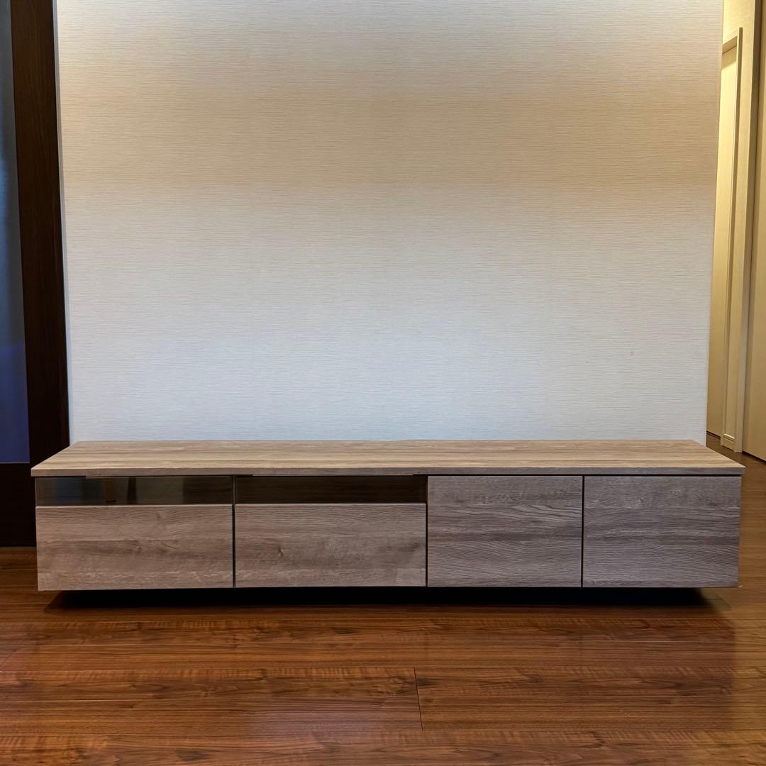 木目調テレビ台 引き出し4つ付き