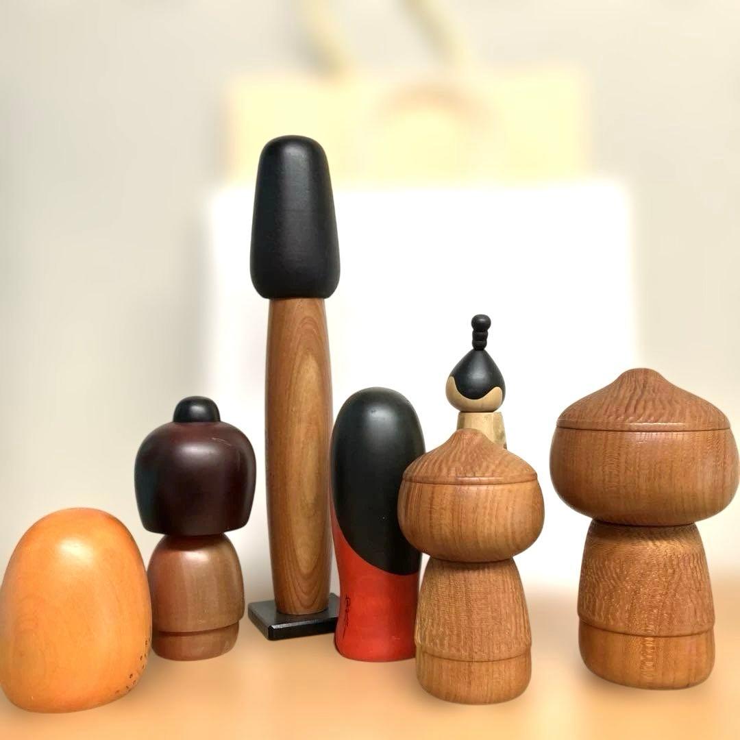 J*h様 創作こけし　豊楽　正楽　卯三郎　快平　まさし作　等