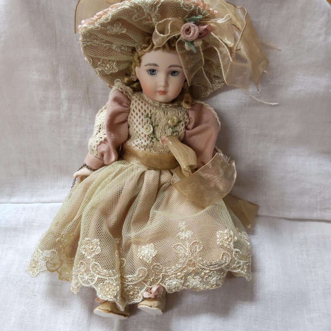 ミニョネット　アンティークドールリプロ　人形　　ジュモ一風