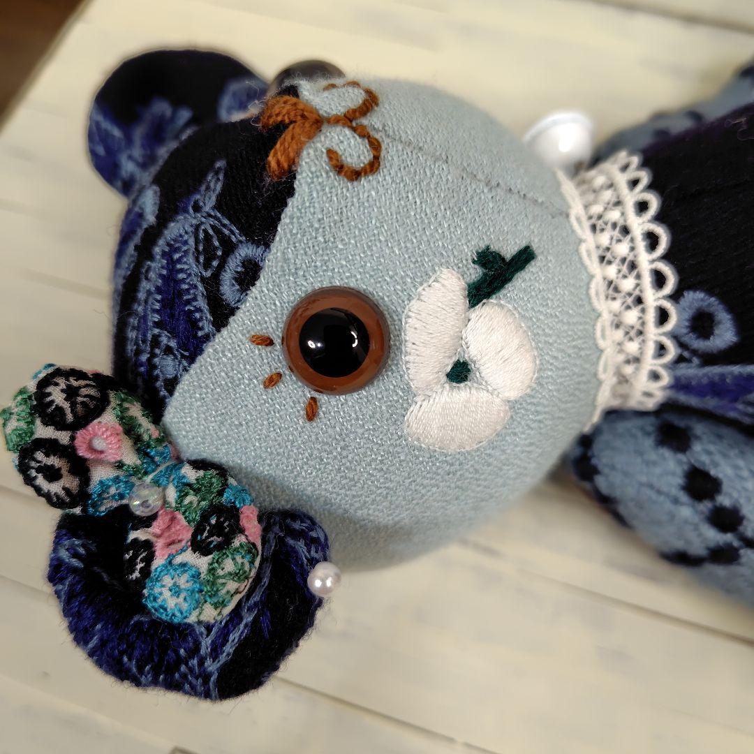 梅*様 【オークションです】ミナペルホネン＊ハンドメイド＊ぬいぐるみ＊テディベア