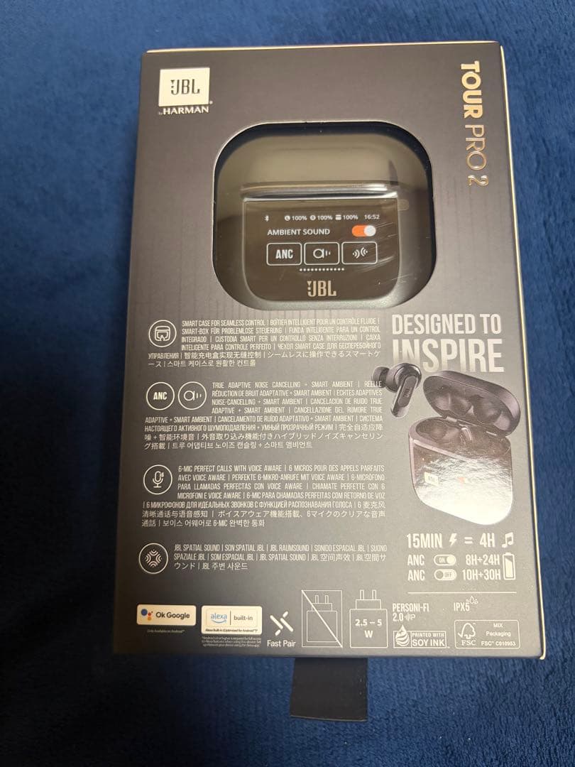 新品未開封JBL TOUR PRO２ワイヤレスイヤホン