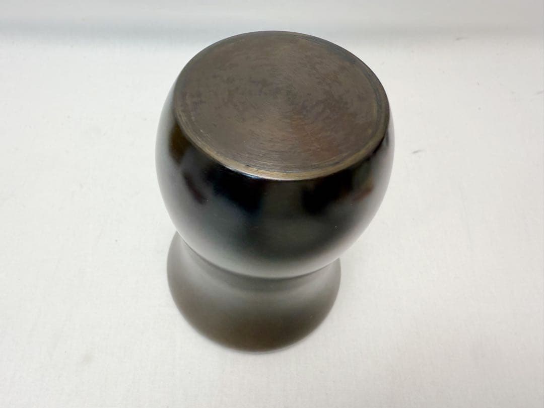 未使用 茶道具 唐銅 槍の鞘 建水 元箱