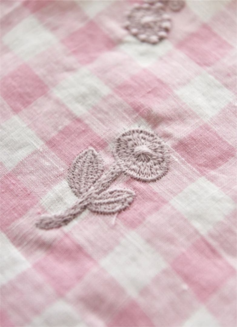 【受注製作】ミナペルホネン ボヌール ピンクチェック