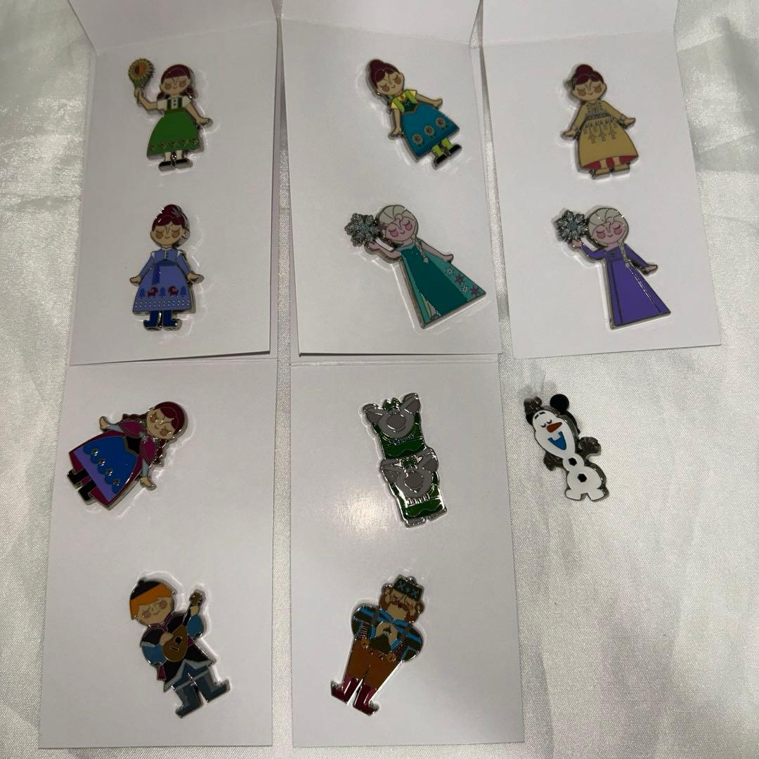 東京ディズニーリゾート アナと雪の女王 ピンバッジ シークレットあり 11点