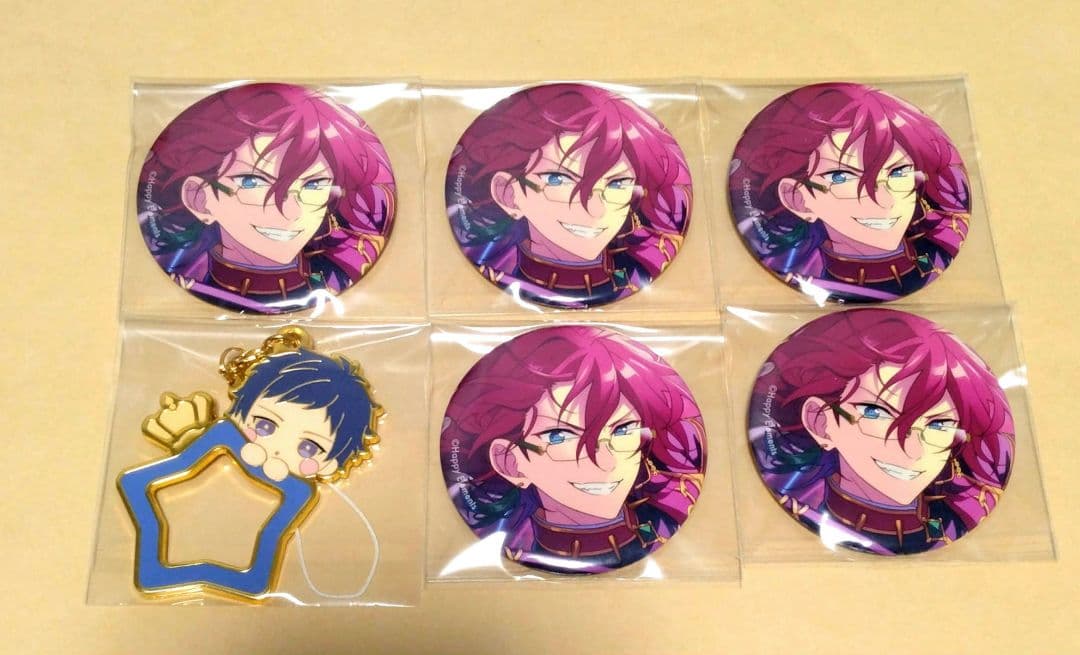 あんスタ　イベコレ　七種茨　伏見弓弦　apr IDOL　缶バッジ　ウロボロス