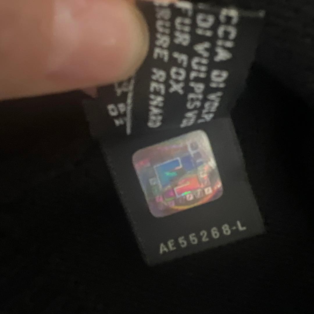 専用 Fendi ブラックファー付きニット帽