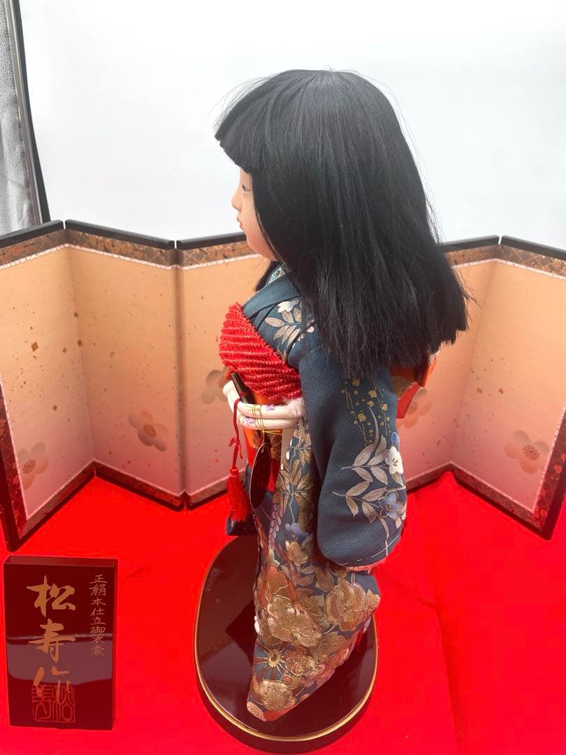 ［在庫処分品］松寿作　市松人形 ⭐️浪花いちまさん　未使用　高級
