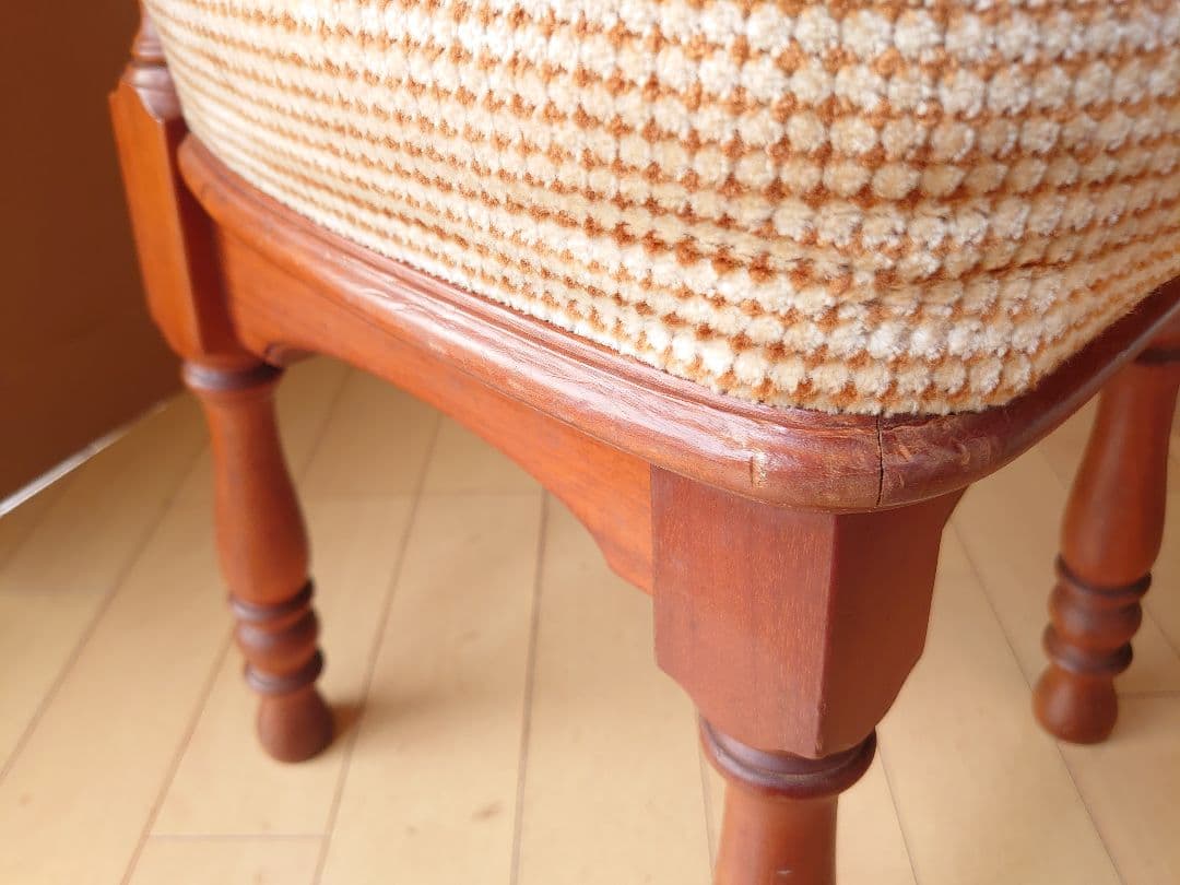 アンティーク 木製椅子 コスメティックチェア ウッドチェア