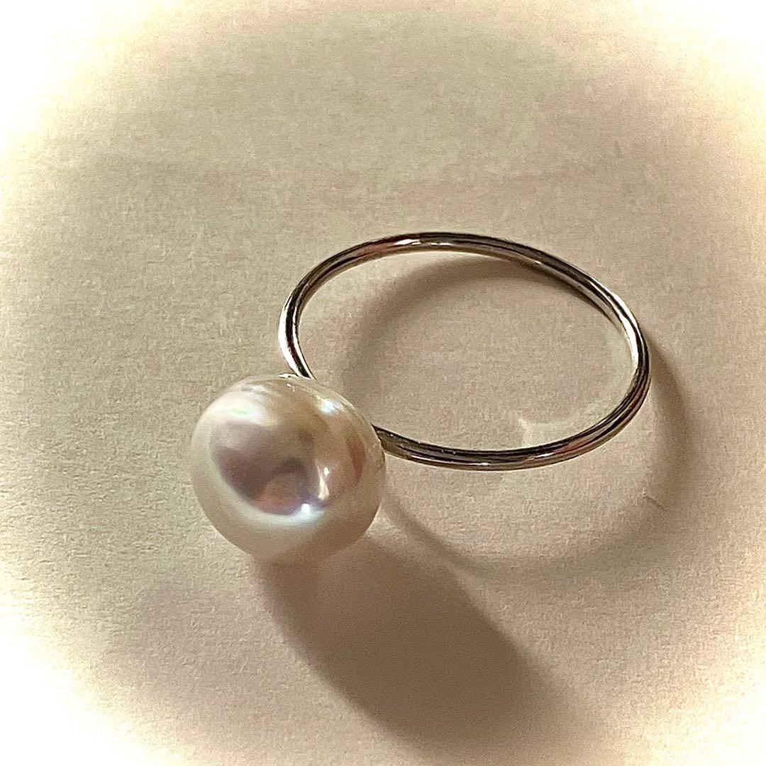 k18WG 白蝶芥子　リング