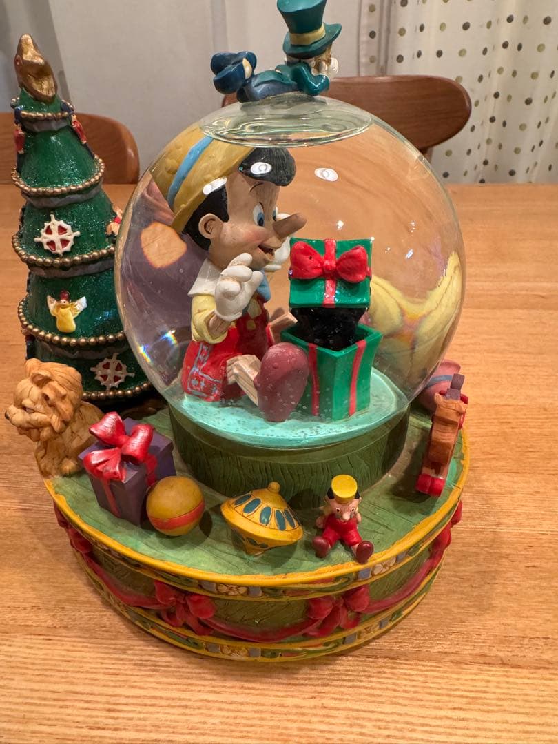 ピノキオ スノードーム オルゴール