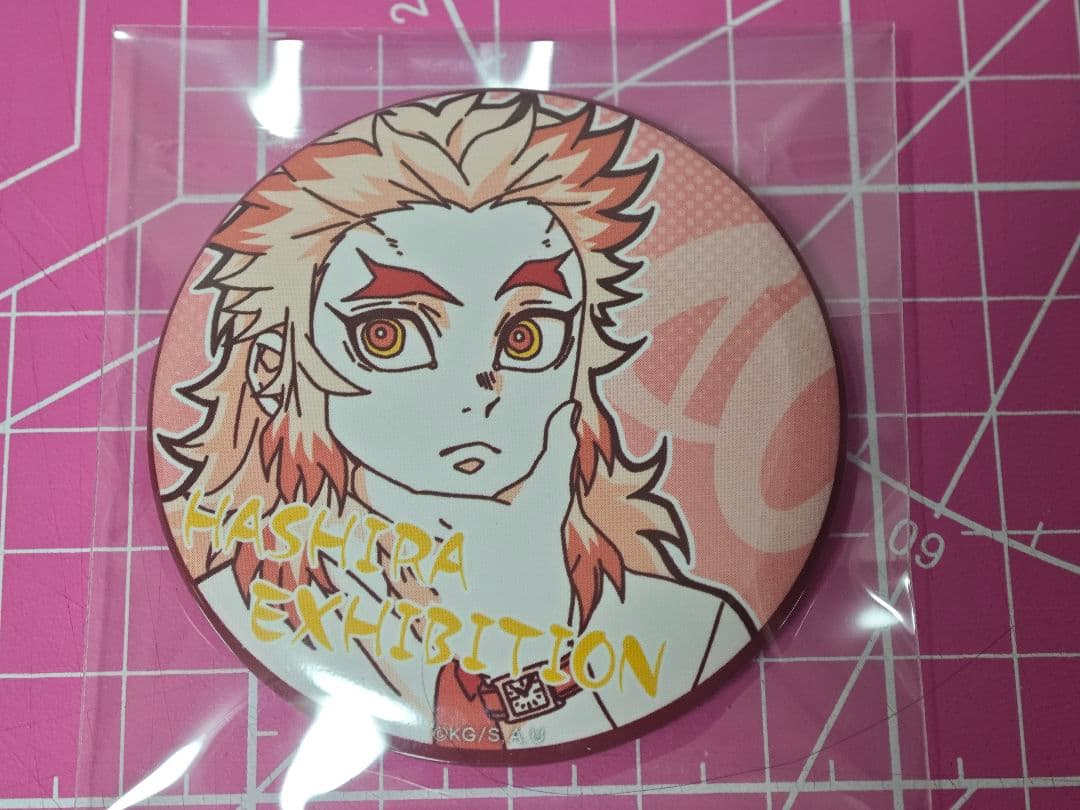 鬼滅の刃 柱展 柱百景 エモーショナル缶バッジ 煉獄杏寿郎